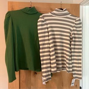 Two Turtleneck Tops